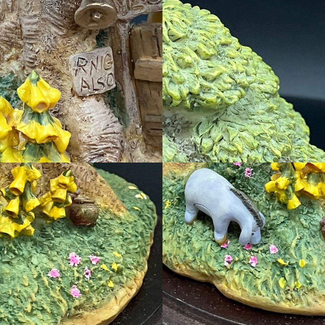 値下！くまのプーさん クラシックプー 100 Acre Wood 置き物 セット