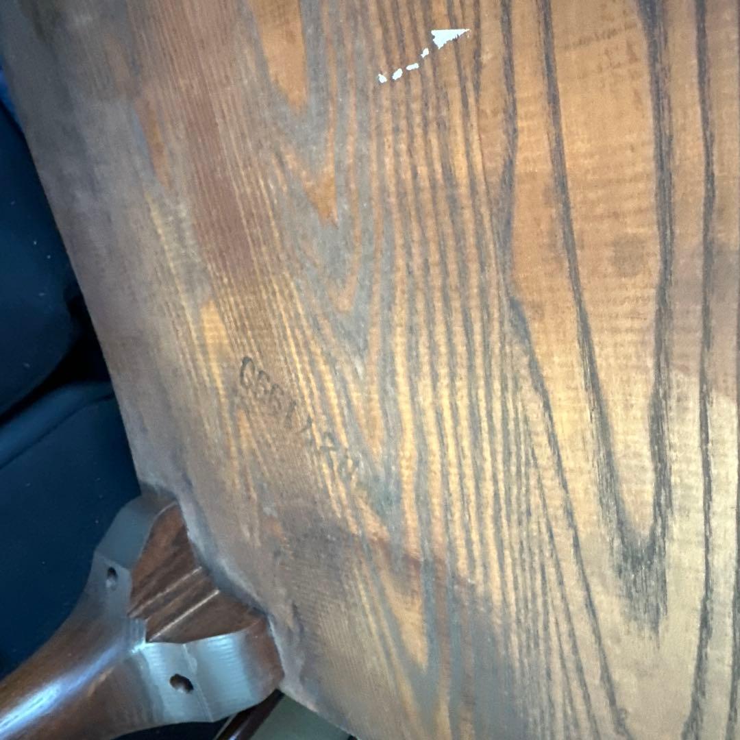 瞬間お値下げ‼️豪邸発掘品‼️木製スピンドルバックチェア アームチェアヴィンテージ