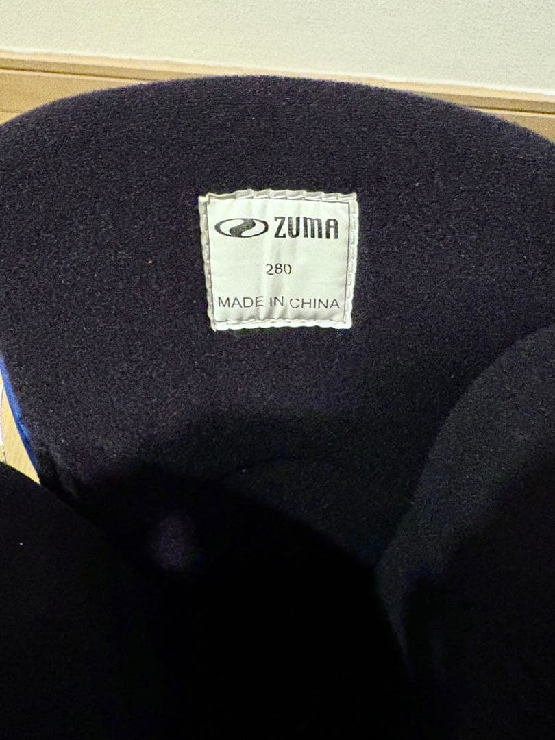 【美品】ZUMA ブラック スノーボードブーツ　ダイアル式28.0cm