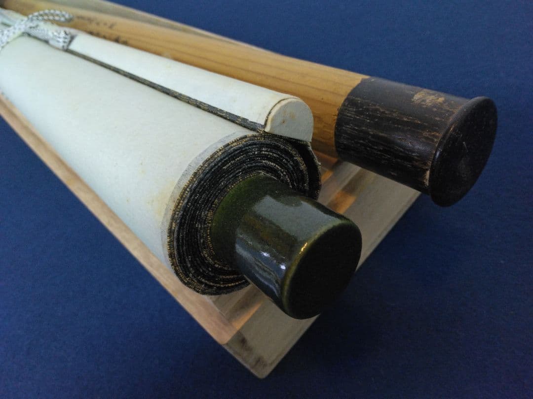 土佐光貞（隠し落款：光貞）美人画　歌仙図　浮世絵／絹本 掛軸　表装交換済