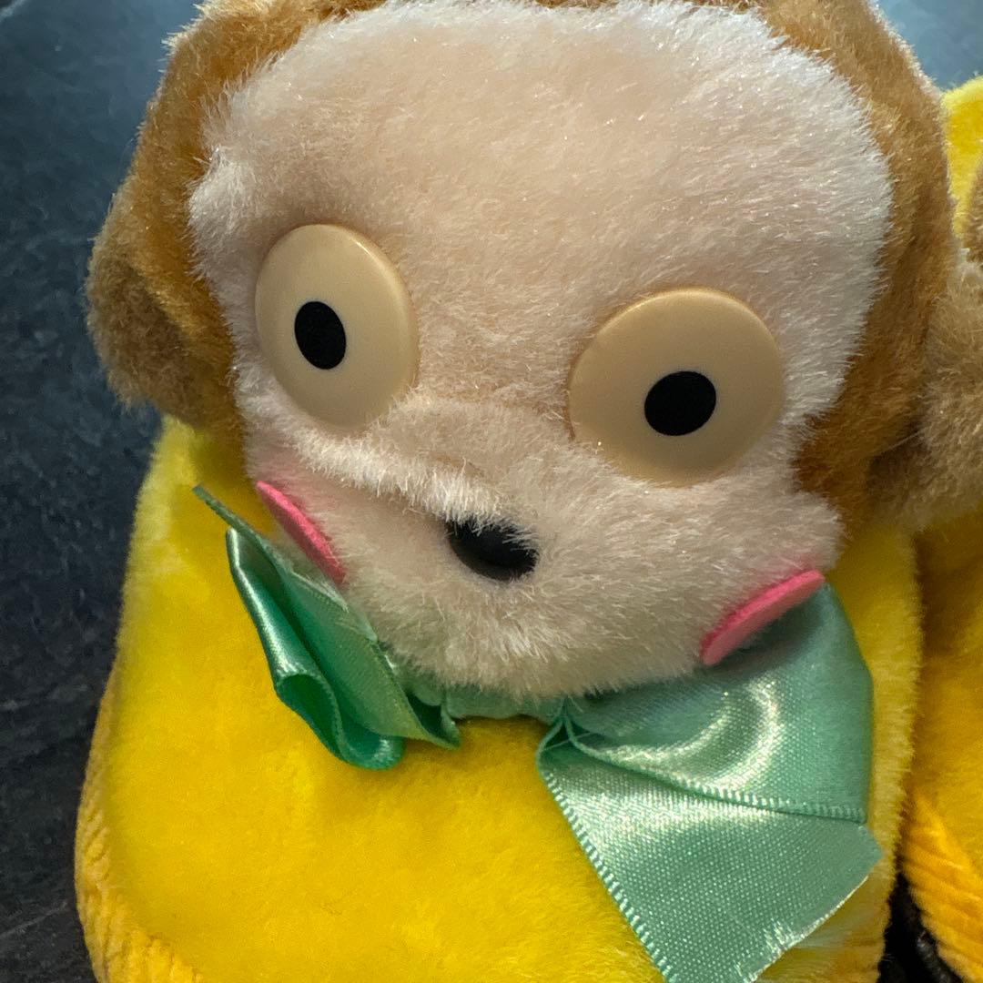 おさるのもんきち　スリッパ　レア　レトロ　ビンテージ