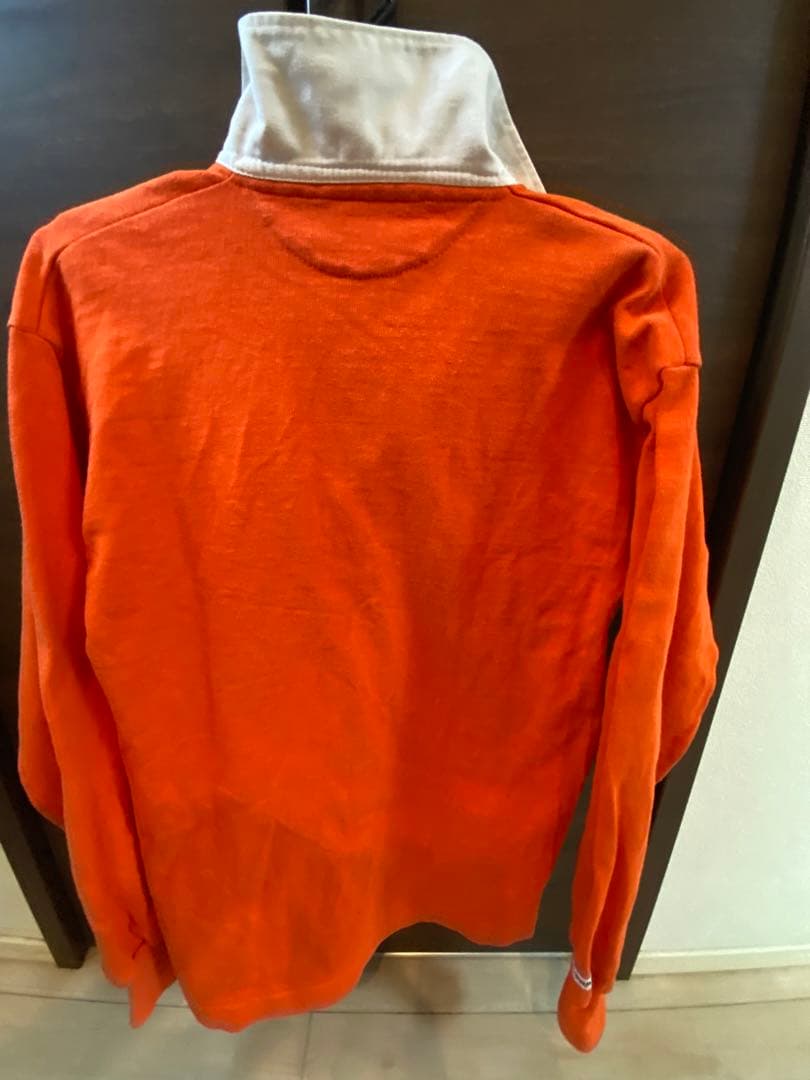 BARBARIAN バーバリアン　ラガー　ラグビーシャツ S オレンジ　カナダ製