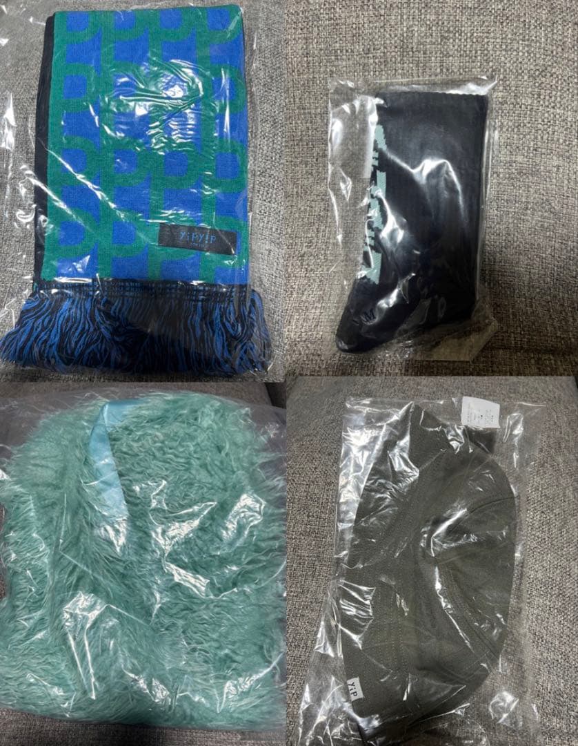 yipyipセット売り 小林愛香 バケットハット　シャギーバッグ 靴下 マフラー