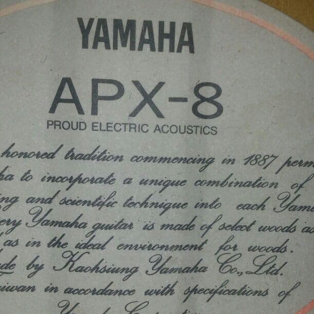 ヤマハ apx エレクトリックアコースティックギター