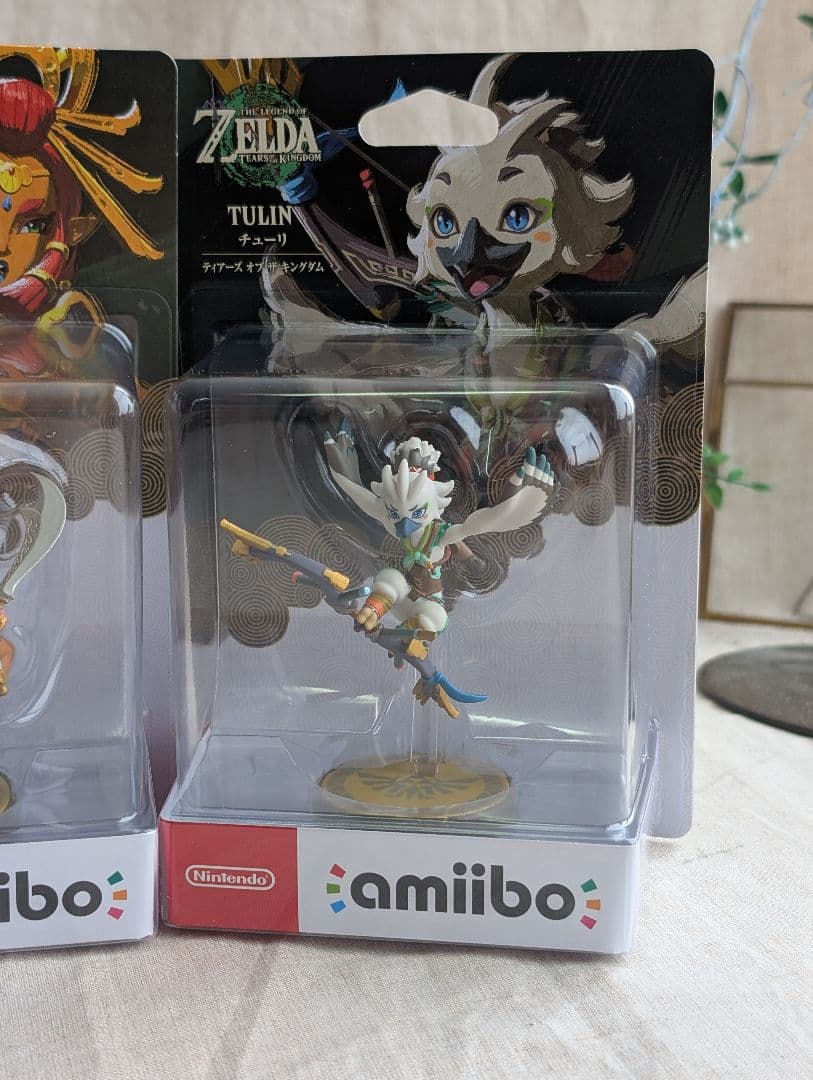 amiibo ティアキン 5体セット ゼルダ　チューリ シド ルージュ ユン坊
