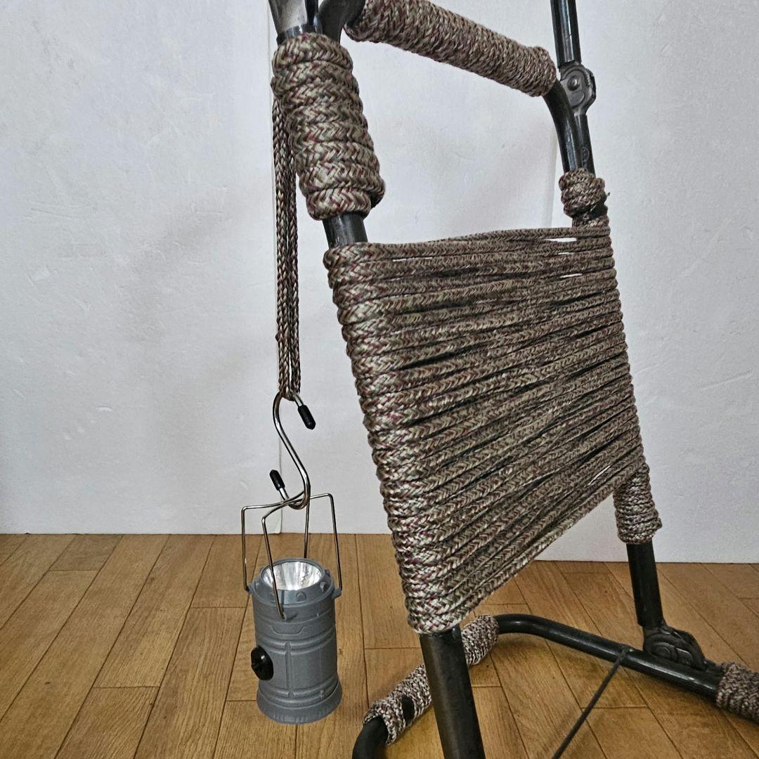 軍幕座椅子　フィールドチェアー　カスタム　リクライニング　地べた ローチェア