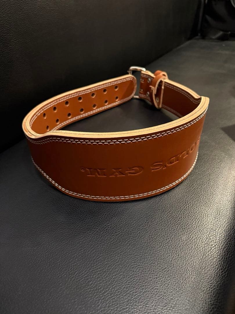 GOLD'S GYM G3324 プロレザーベルト Ｍサイズ