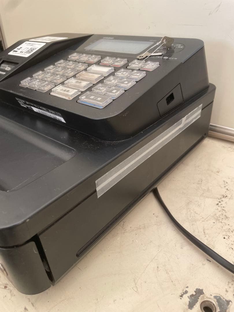 通電確認済みCASIO SE-G3ブラック レジスター