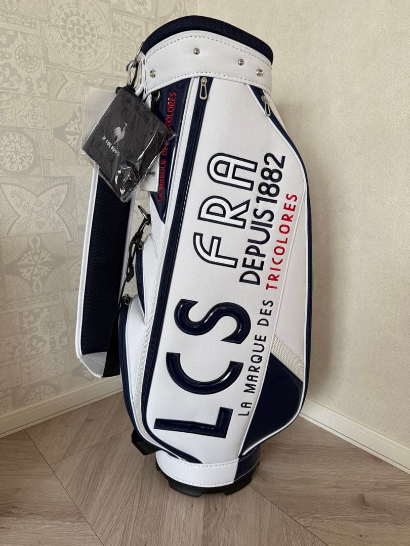 【未使用品】ルコックゴルフバッグ キャディバッグ le coq sportif
