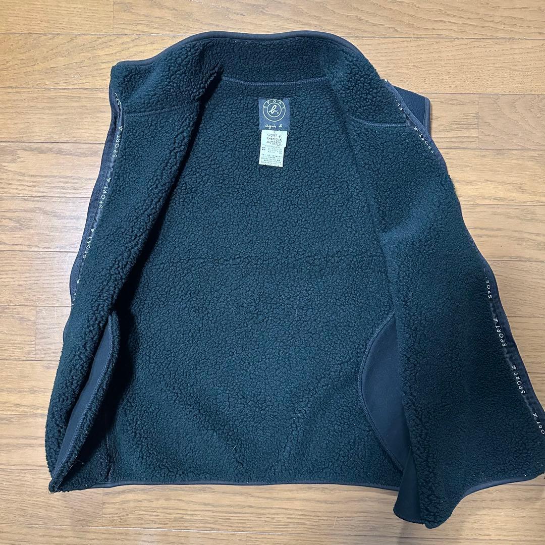 00s agnès b. アニエスベー y2k テック　ベスト　斜めジップ