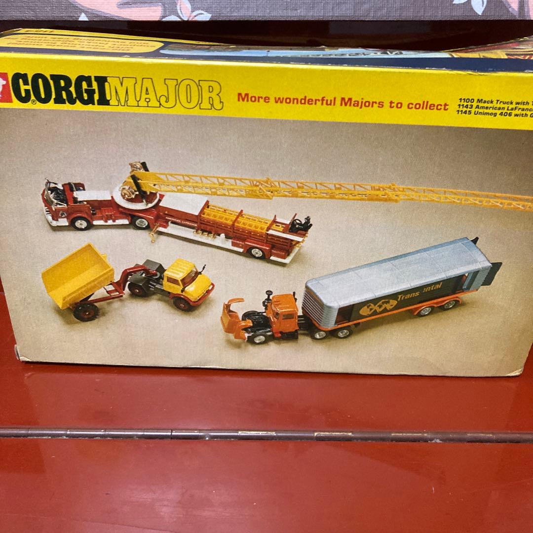 ミニカー Corgi Mack-Priestman Crane Truck 1154