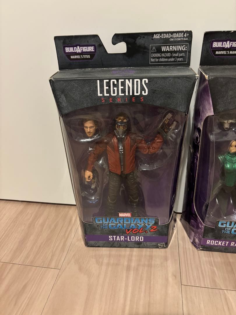 マーベルレジェンド ガーディアンズ スターロード ロケット hasbro