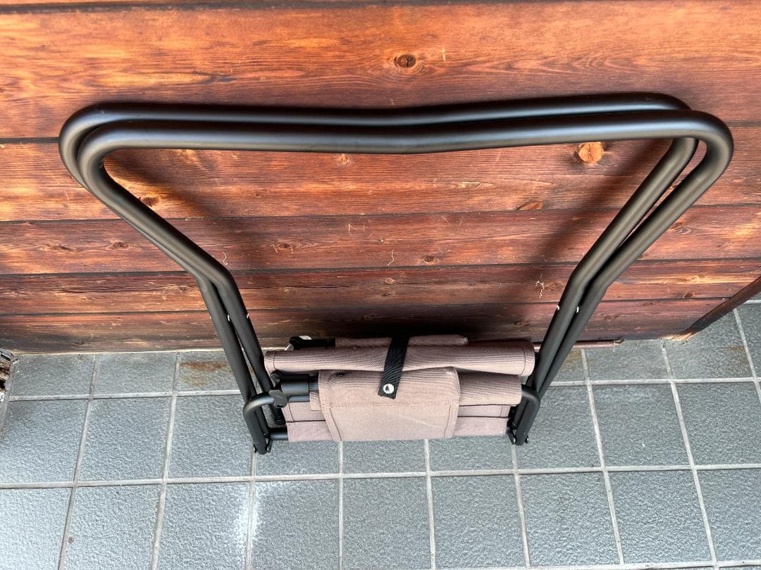 美品） peak FDチェアワイド グレー(LV-077GY)2脚セット