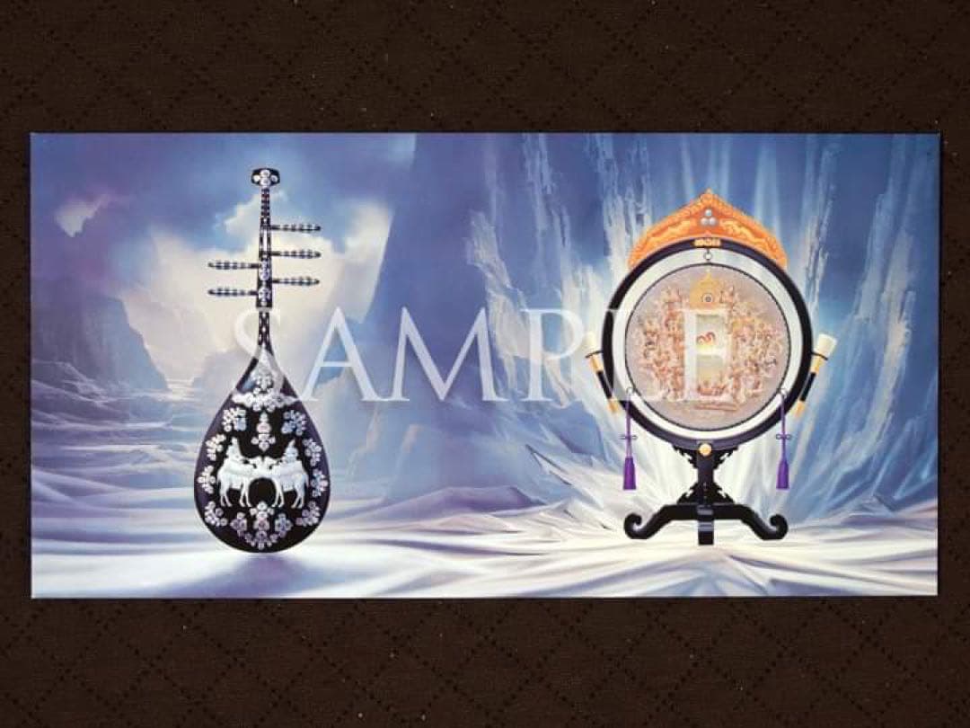 長岡秀星「絲綢之路創世」秀星の世界（アートカード３枚）