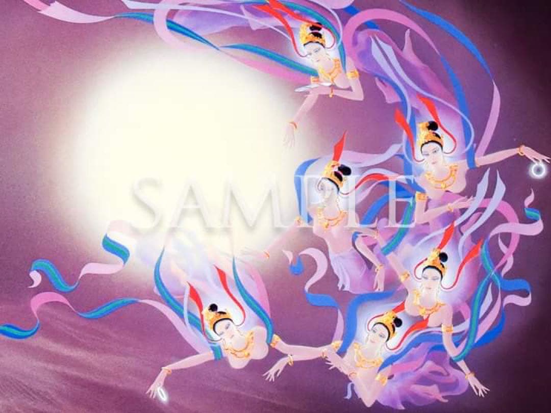 長岡秀星「絲綢之路創世」秀星の世界（アートカード３枚）