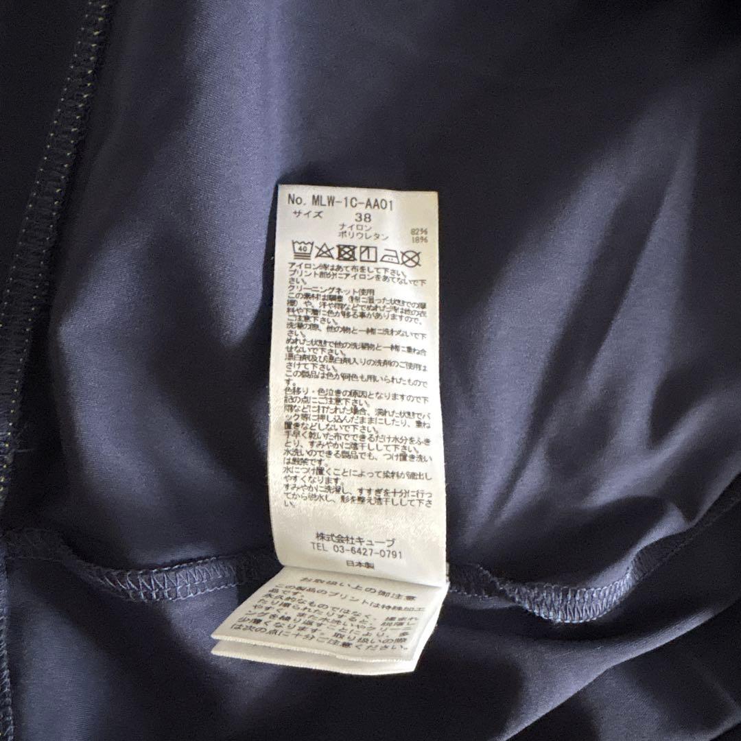 マーク＆ロナ モックネック Tシャツ ゴルフウェア ネイビー 38