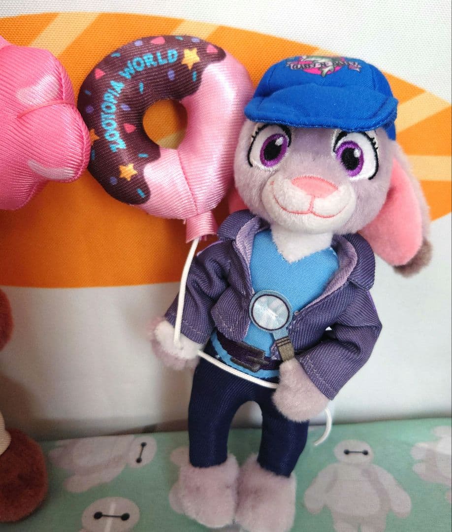 お顔厳選　東京ディズニーリゾート　ズートピア ニック　ジュディ　ぬいぐるみバッチ