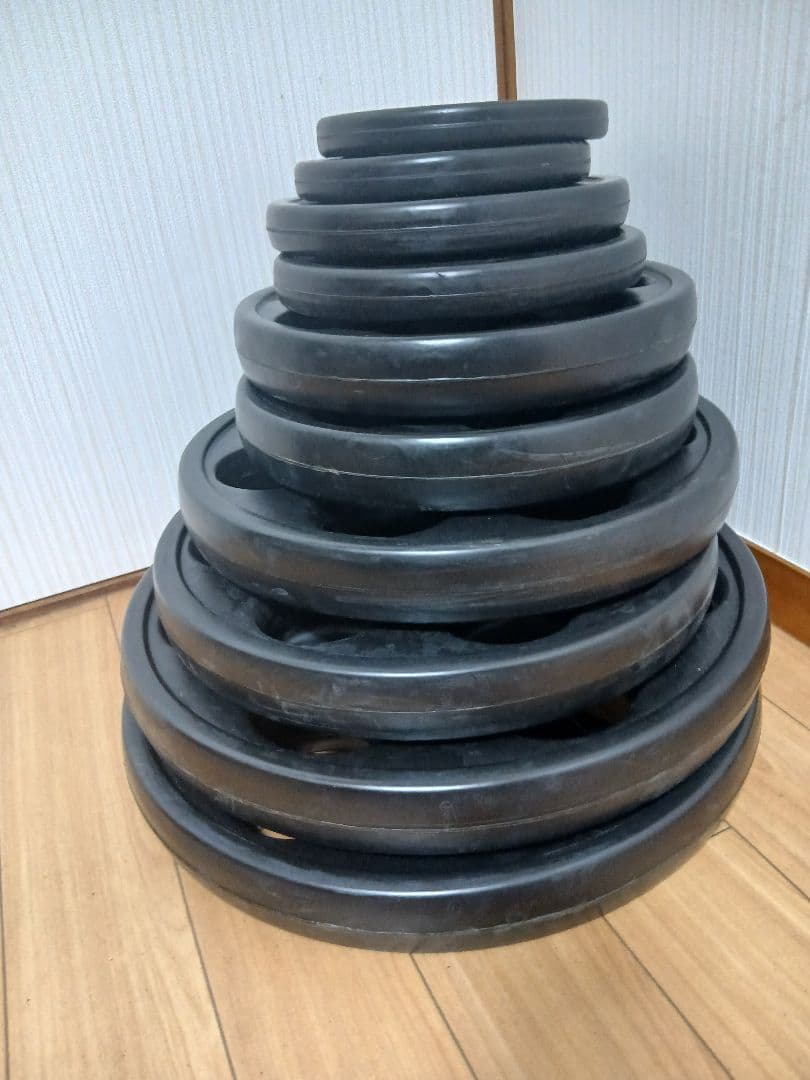 IVANKOイヴァンコ オリンピックプレートセット計105kg 穴径50mm