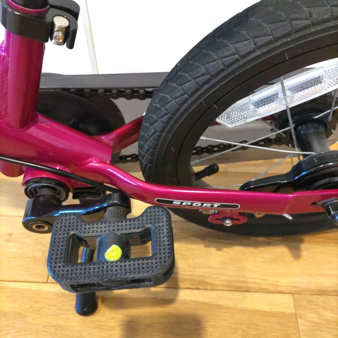 ストライダー 14X　ピンク　★キックスタンド、バルブアダプター付き★