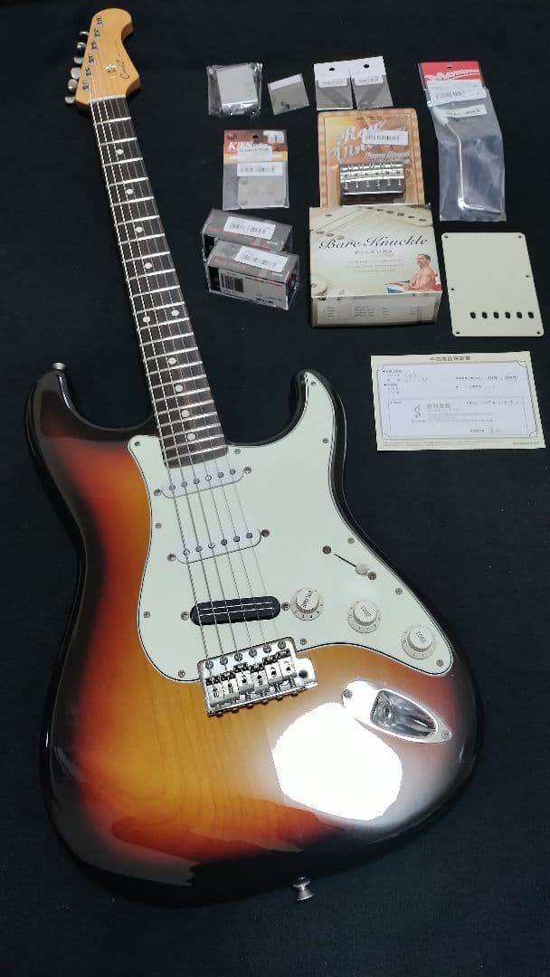 2/9最終価格 CoolZ ZST-10R 良質ストラト ベアナックル