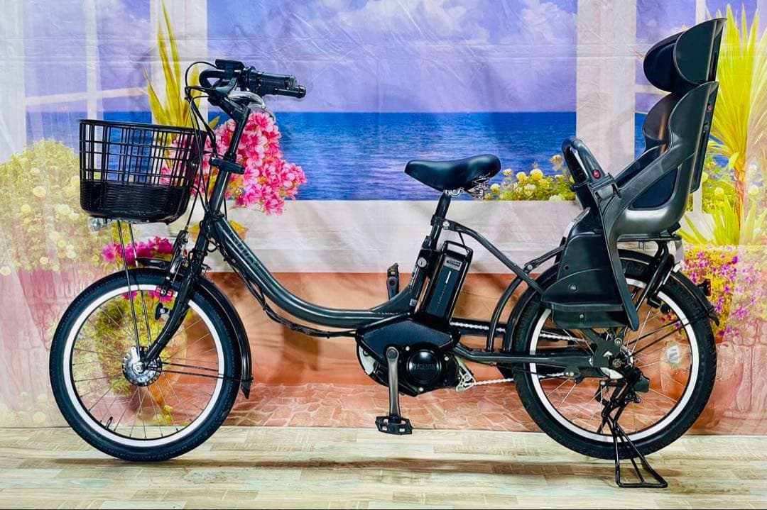 超特価BIKKE ビッケ12AH⭐️ブリヂストン子供乗せ電動アシスト自転Y3282