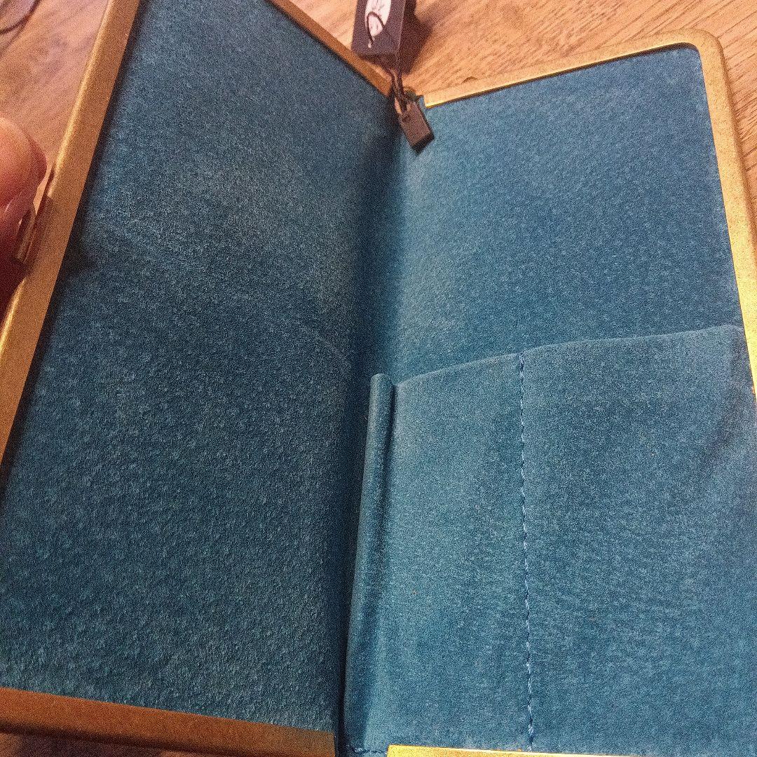 編吟革盤舎　ペンギンカバンシャ　二本差し本革がまぐちペンケース