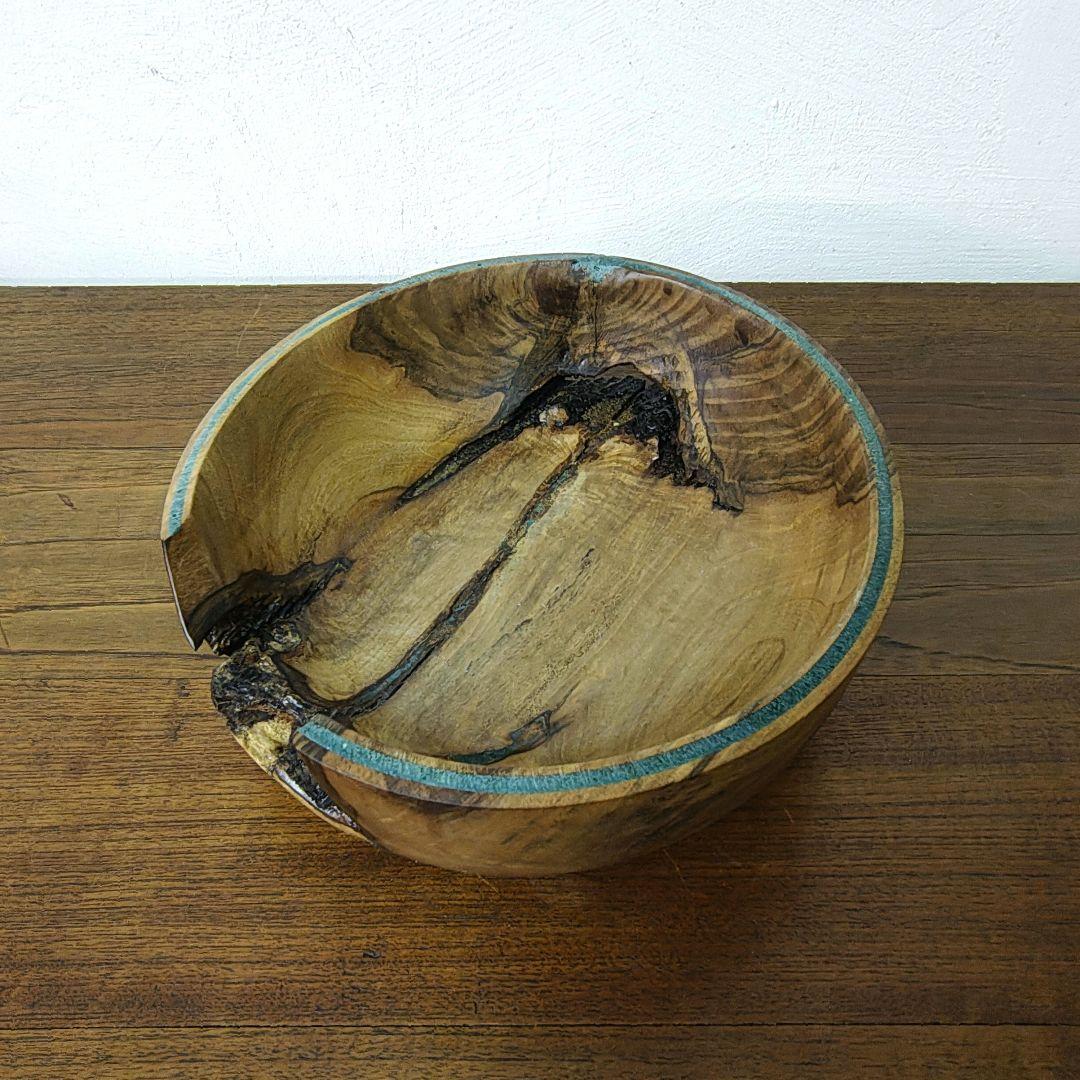 【Black Walnut× Epoxy Resin】木製 ボウル 作家もの