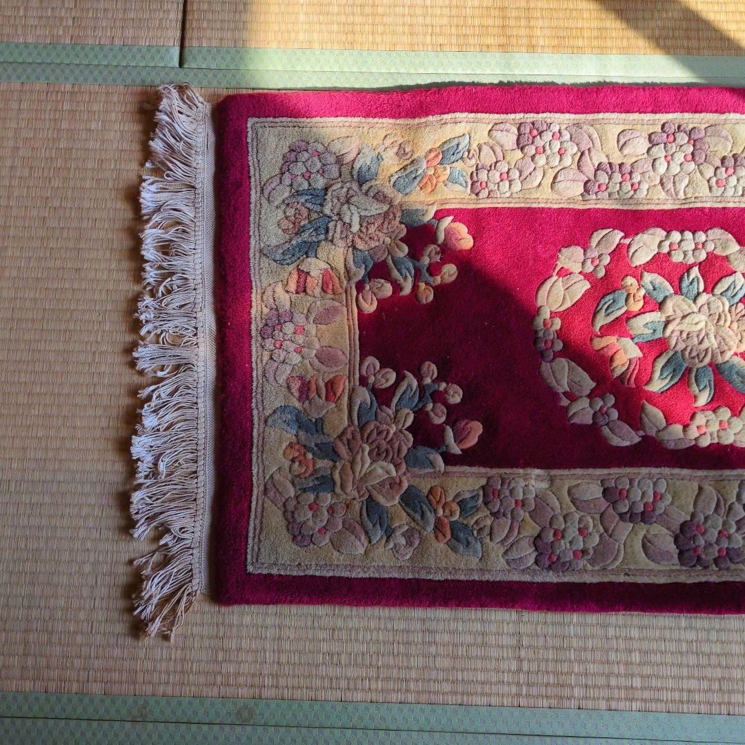 ★最終値下げ 超特価セール★緞通 段通 玄関マット キッチンマット 肉厚約2cm