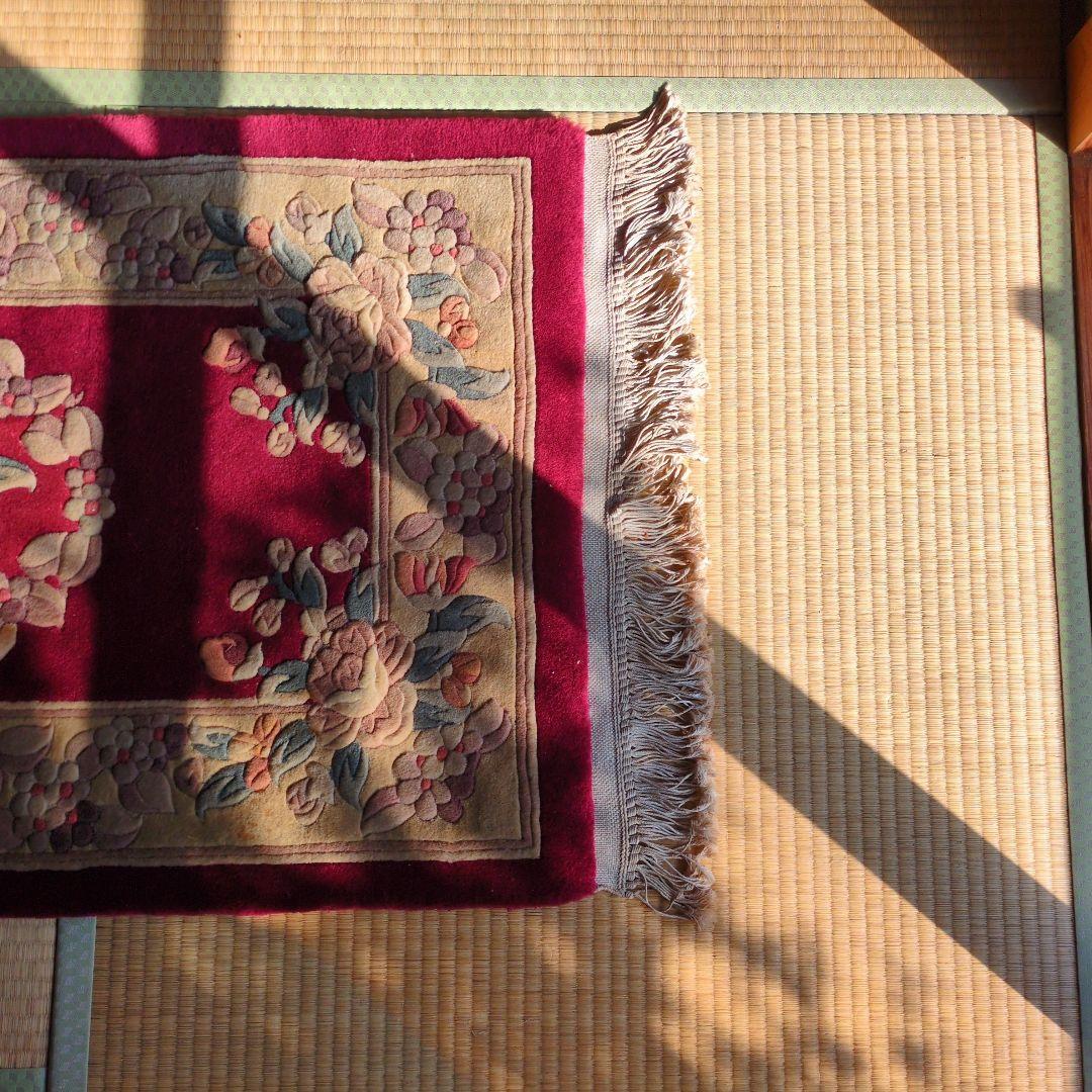 ★最終値下げ 超特価セール★緞通 段通 玄関マット キッチンマット 肉厚約2cm