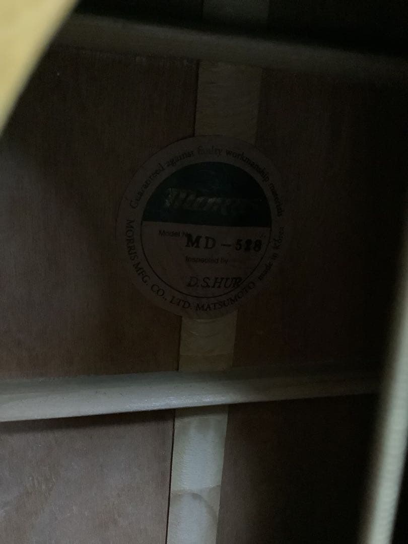 5684①⑥★MORRIS モーリス　アコースティックギター ナチュラルウッド★