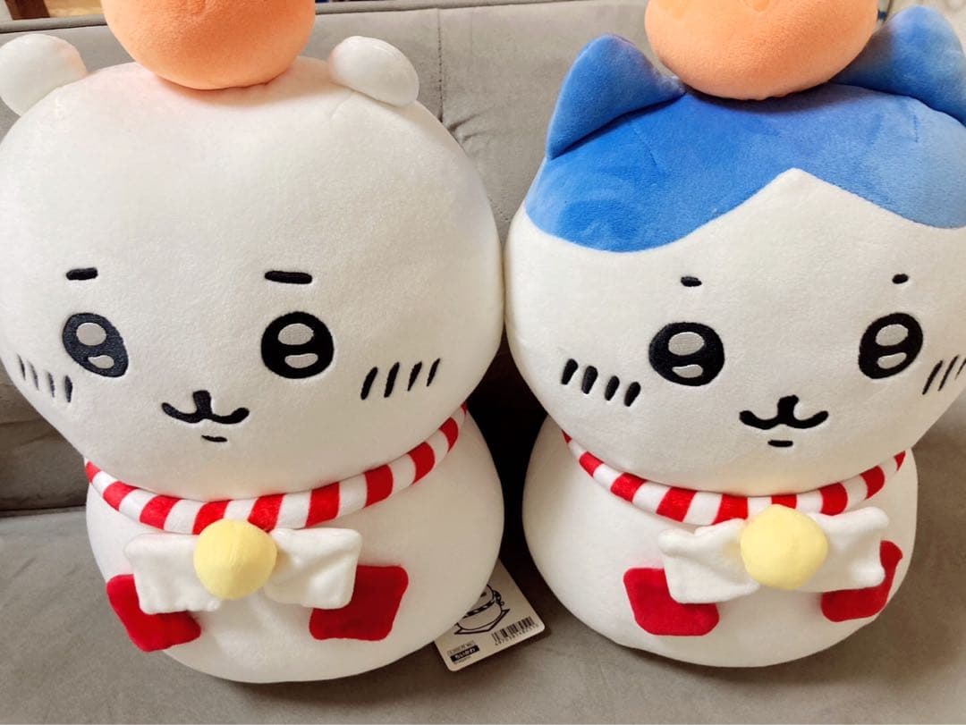 ちいかわ おもちもちもち ぬいぐるみ 2個セット ハチワレ 美品