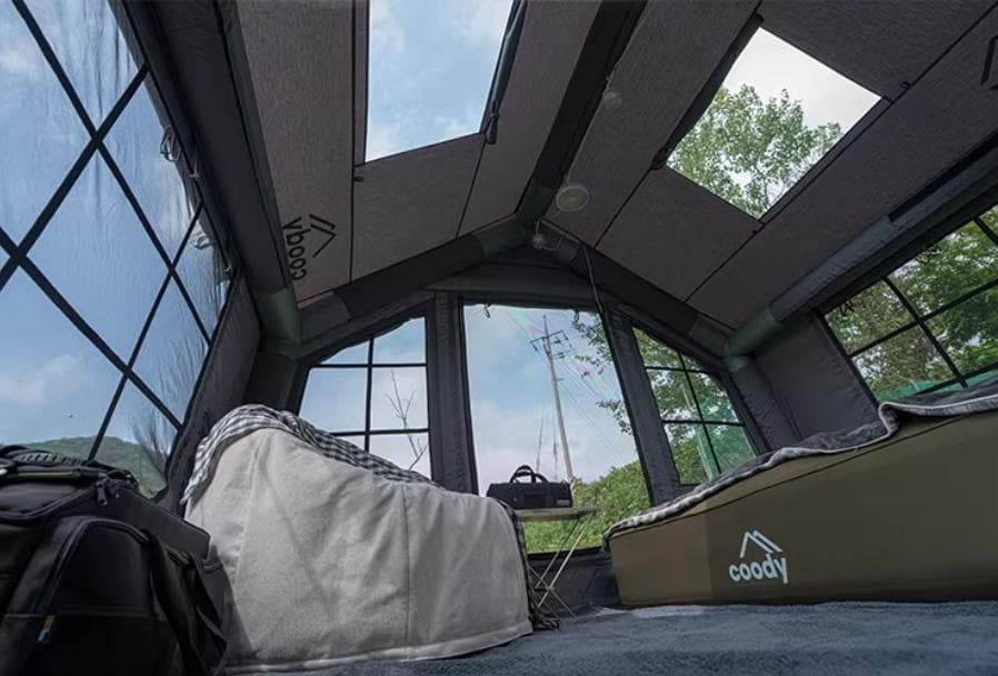 新作 新カラー COODY エアテント8.0 ダブルエアターブセット