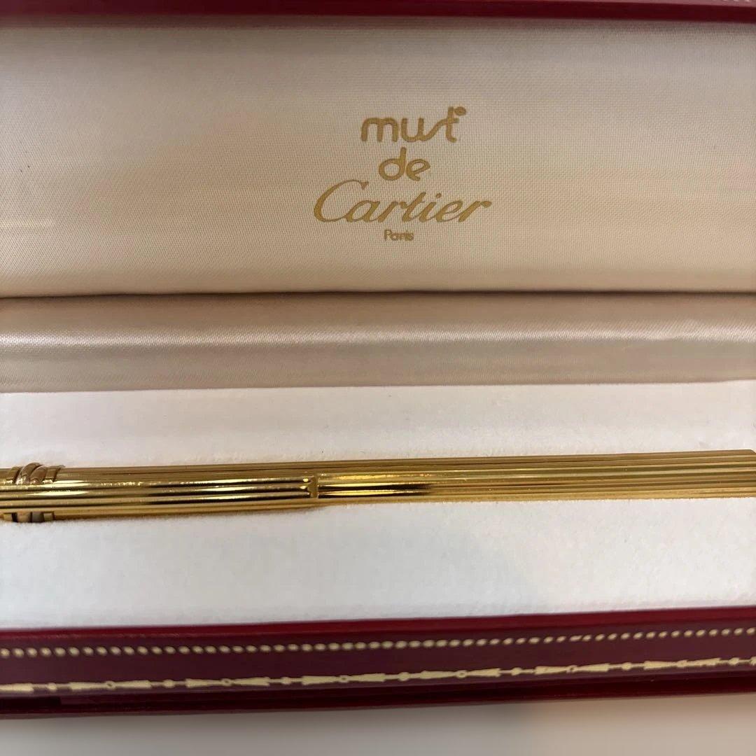 匿名発送　Cartier カルティエ トリニティ ツイスト式ボールペン ゴールド