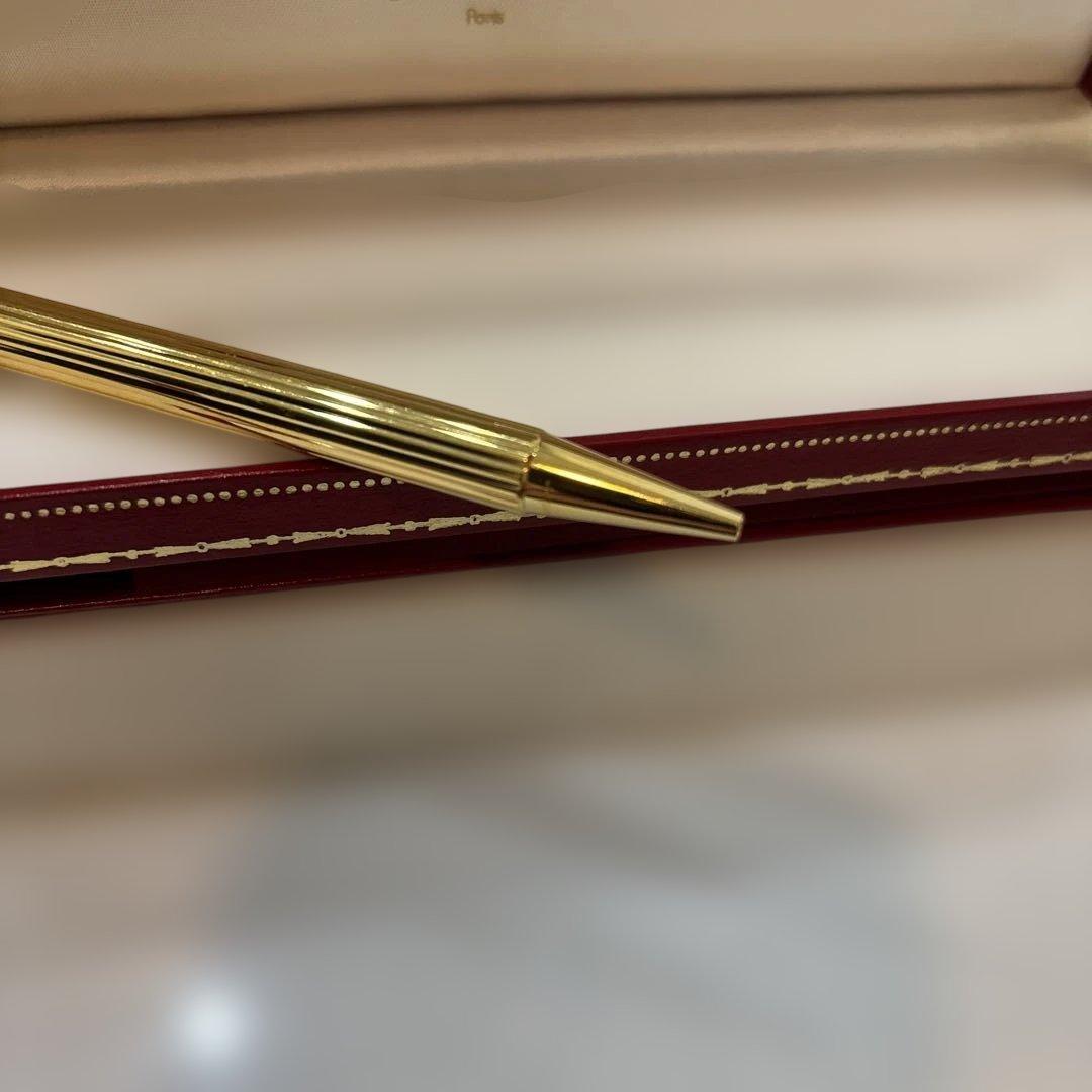 匿名発送　Cartier カルティエ トリニティ ツイスト式ボールペン ゴールド