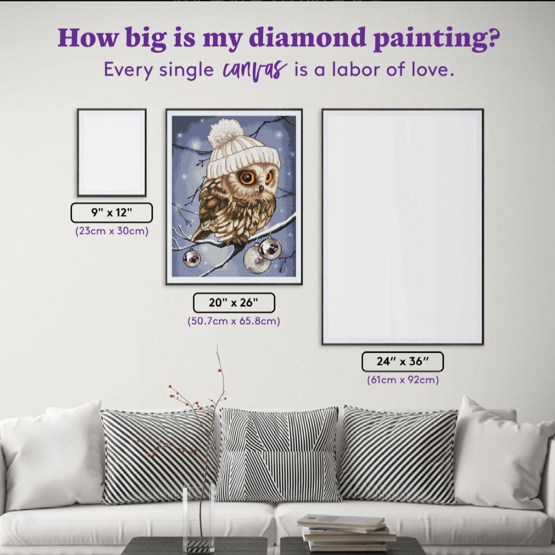 Diamondartclub　クリスマスフクロウ Christmasowl