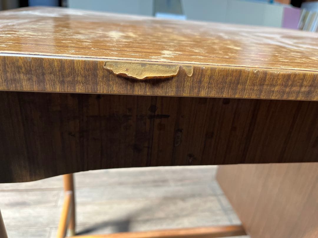 【希少】引き出しが曲線になっている机　アンティーク　レトロ