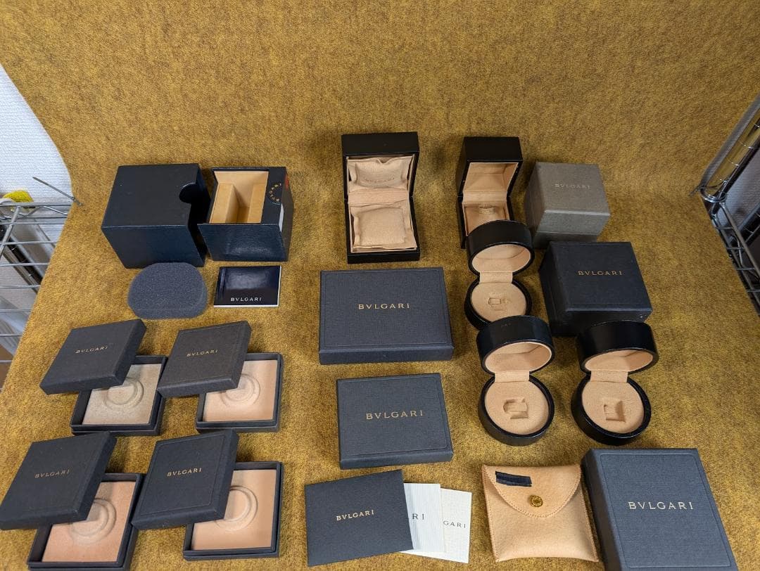 まとめ売り　劣化　BVLGARI　ブルガリ　空箱　ケース　リング　キーリング