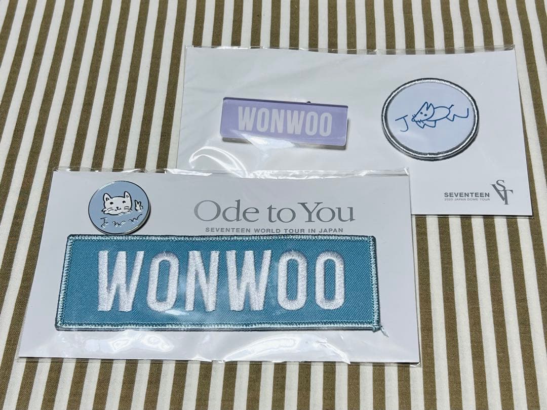 SEVENTEEN ウォヌ ワッペン&バッジ 2点セット