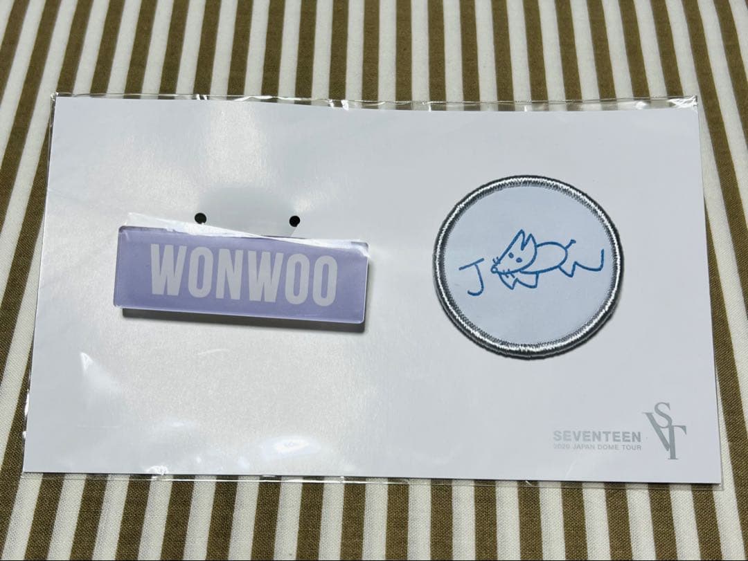 SEVENTEEN ウォヌ ワッペン&バッジ 2点セット