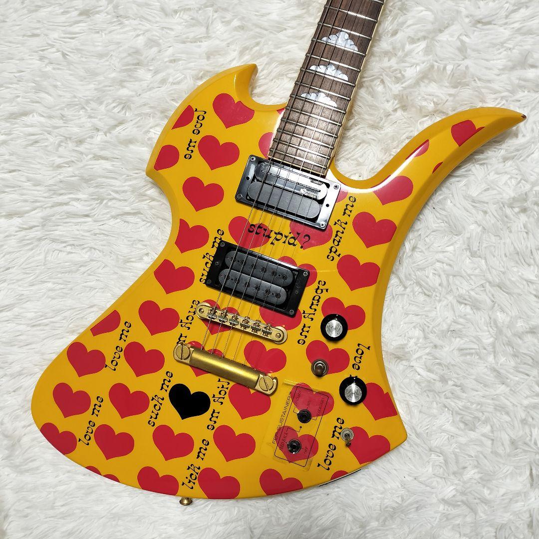 ギター BURNY MG-145S HY YELLOW HEART