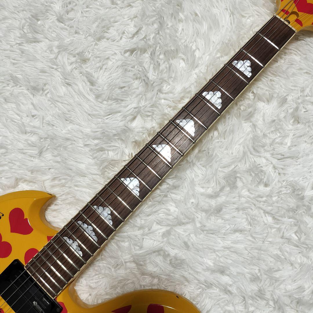 ギター BURNY MG-145S HY YELLOW HEART