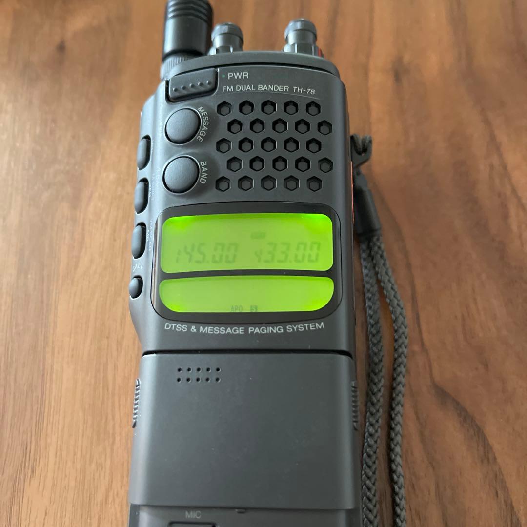KENWOOD 144/430 FM デュアルバンダー　無線機　TH-78