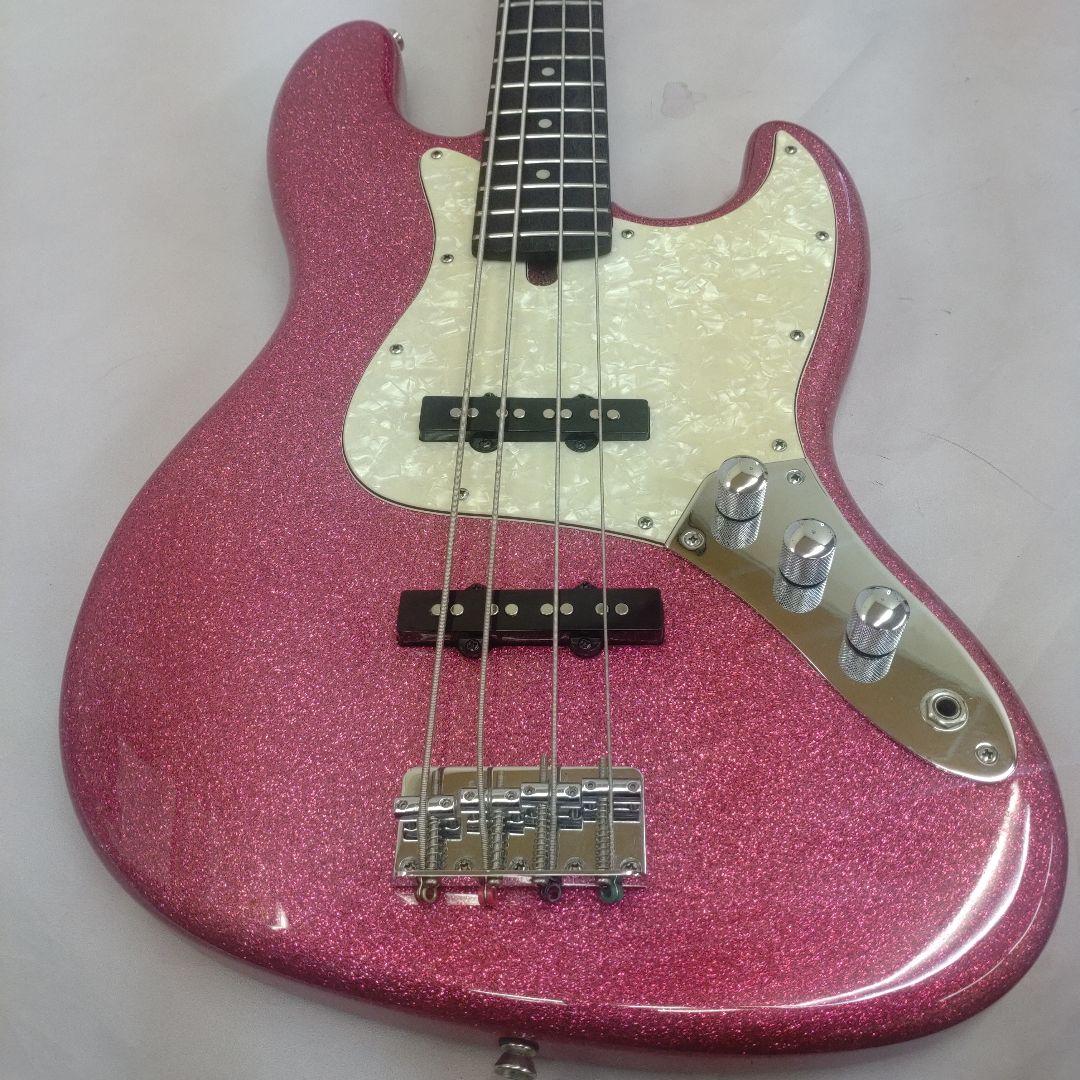 美品！Bacchus BJB-380R ベース ピンクラメ　生産終了品　激レア！