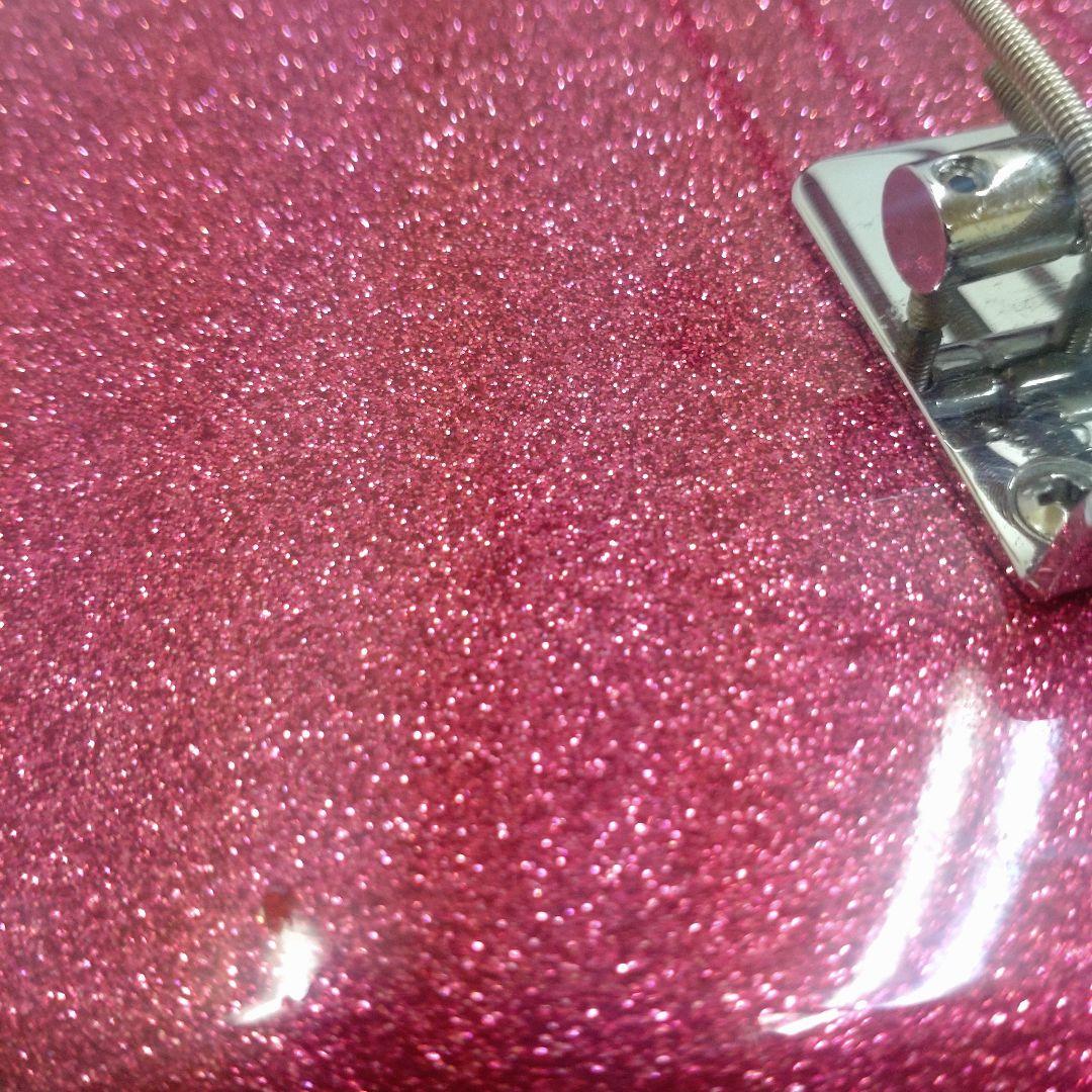 美品！Bacchus BJB-380R ベース ピンクラメ　生産終了品　激レア！