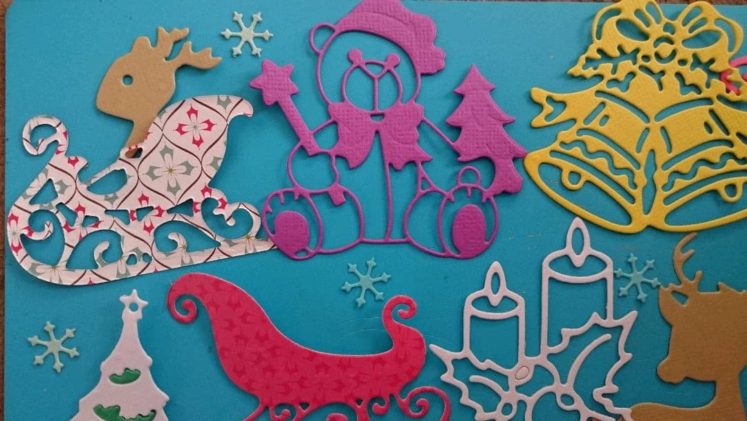 アルバム素材① クリスマス 冬 アルバム カード