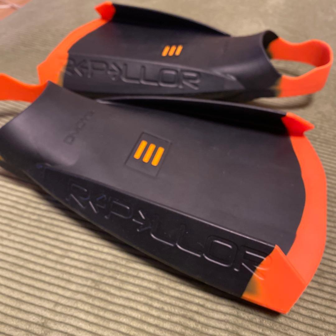 DMC ボディボードフィン ブラック/オレンジ