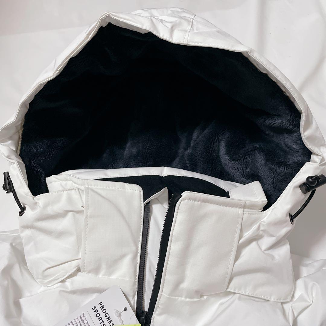 スキージャケット スノーボードジャケット メンズ 防寒着 アウトドア ホワイト