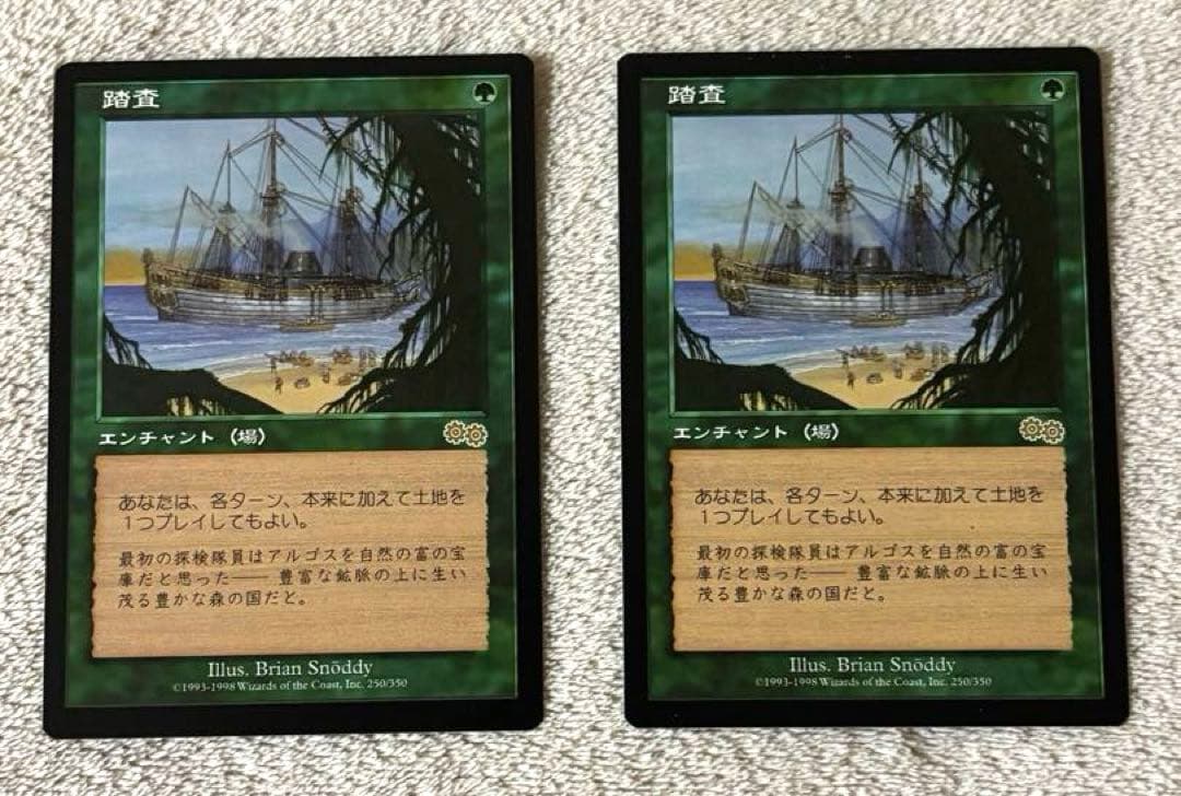 踏査 MTG 日本語 2枚