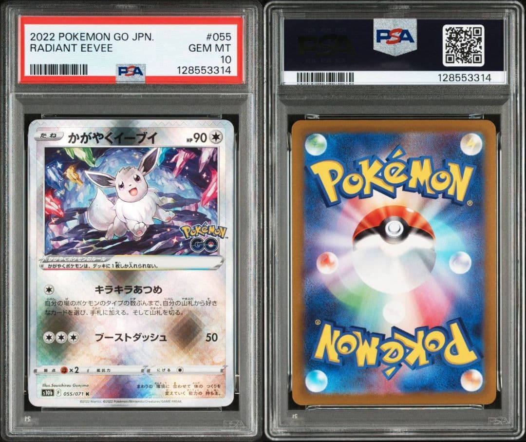 かがやくリザードン イーブイ フシギバナ カメックス PSA10 連番