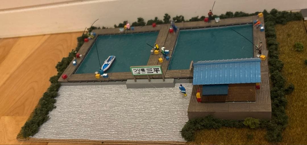 立体駐車場他　鉄道模型　Nゲージ　ジオラマ解体品